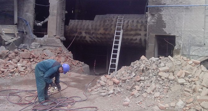 Příprava na likvidaci mlýnů na výrobu cementu